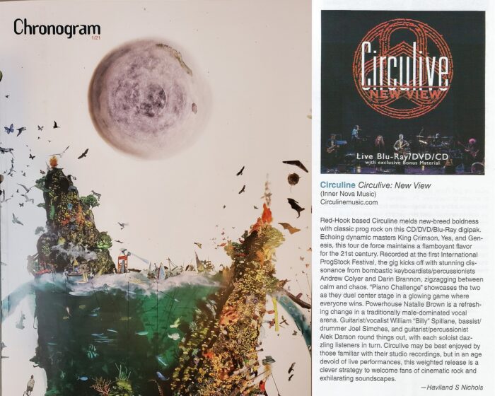 Hudson Valley Chronogram Reviews “CircuLive::NewView”