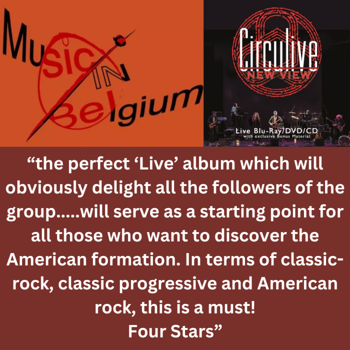 Circuline, Andrew Colyer, Darin Brannon, Natalie Brown, William "Billy" Spillane, Joel Simches, Alek Darson, CircuLive, CircuLive::NewView, CircuLive NewView, Music in Belgium, ProgStock, ProgStock Festival, ProgStock 2017