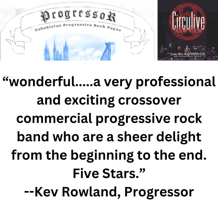 Circuline, Andrew Colyer, Darin Brannon, Natalie Brown, William "Billy" Spiillane, Joel Simches, Alek Darson, Progressor, Uzbekistan, Kev Rowland, CircuLive, CircuLive::NewView, CircuLive NewView, progressive rock, crossover progressive rock, ProgStock, ProgStock Festival, ProgStock 2017, Inner Nova Music