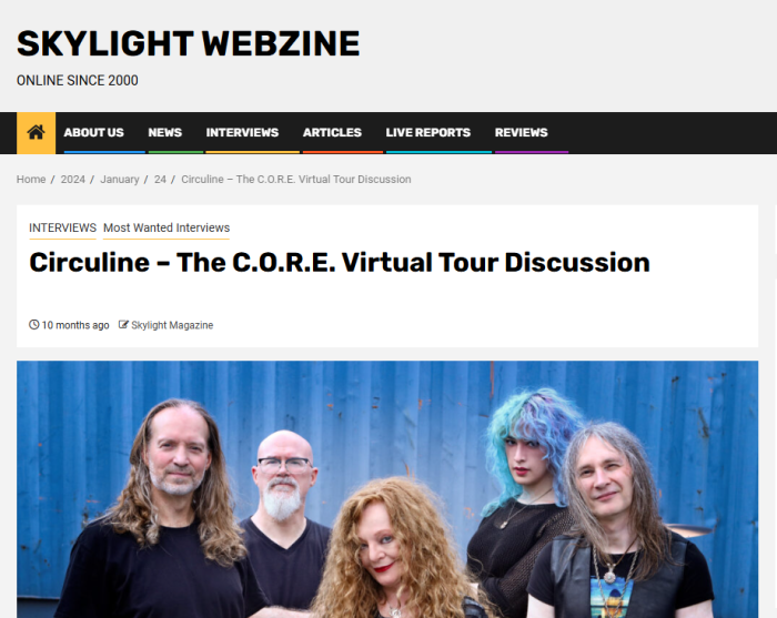 Circuline, CORE, C.O.R.E., Skylight Magazine, CORE Virtual Tour, Billy Yfantis, Andrew Colyer, Darin Brannon, Natalie Brown, Shelby Logan Warne, Dave Bainbridge