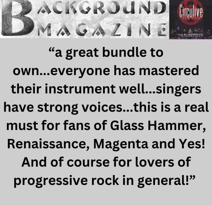 Netherlands’ Background Magazine Gives Great Review for “CircuLive::NewView”