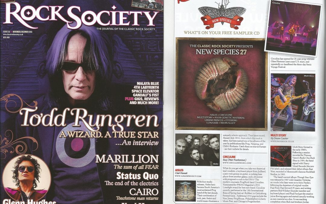 Classic Rock Society (UK) New Species 27 Features 2nd Counterpoint Track