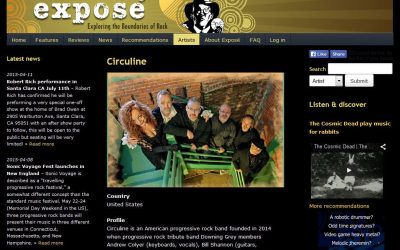 Circuline Profiled on Expose Rock Webzine