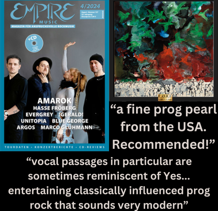 Empire Magazine (Germany) Gives Great Review for “C.O.R.E.”