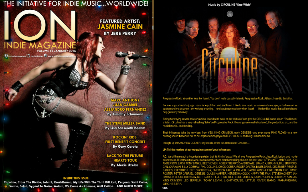 ION Indie Magazine Features Circuline