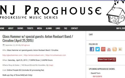 Circuline with Anton Roolart and Glass Hammer at the New Jersey ProgHouse