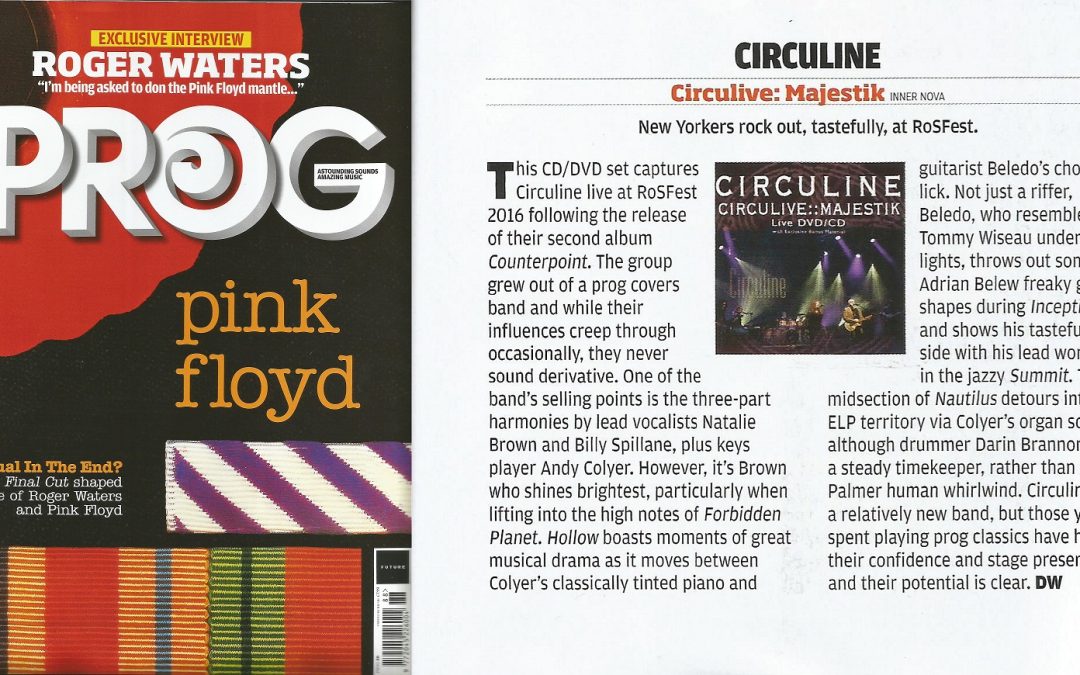 PROG Issue 88 Gives Solid Review of CircuLive::Majestik