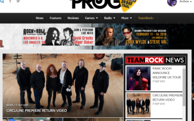 Prog Magazine Features Circuline Video for “Return”