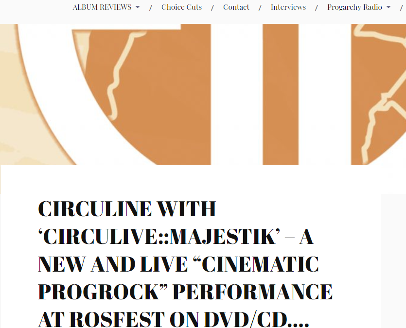 Progarchy Interviews Circuline for CircuLive::Majestik