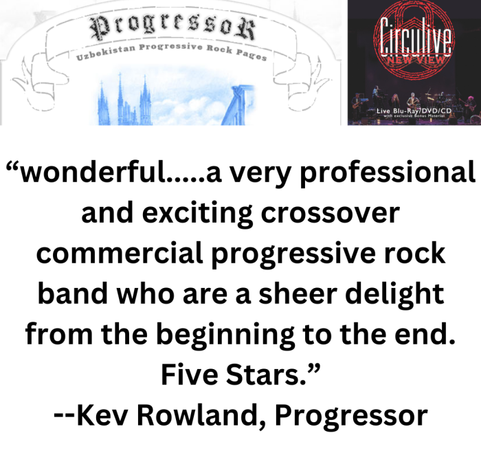 Progessor Gives “CircuLive::NewView” 5-Star Review